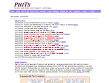 Tablet Screenshot of phits.jaea.go.jp